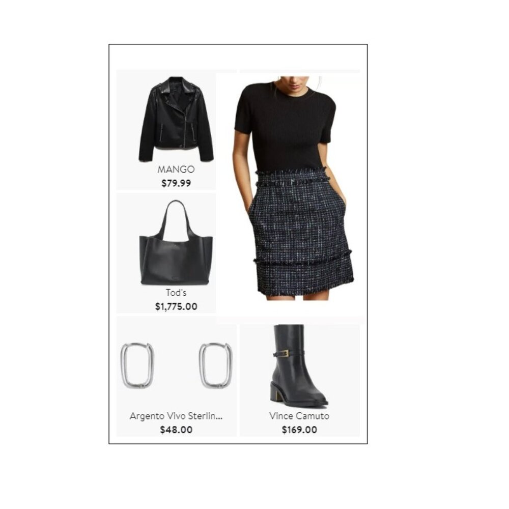 Ted Baker  Fearnic Layered-Look Dress - Picture 5 of 7